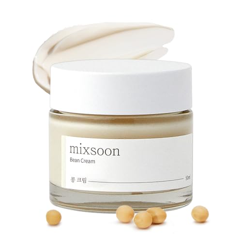 Mixsoon Bean Cream – 50ml Korean Moisturizer for Hydration, Pore Care & Glass Skin
