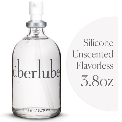Überlube Luxury Silicone Lubricant – 112ml Unscented Personal Lube for Intimacy & Comfort