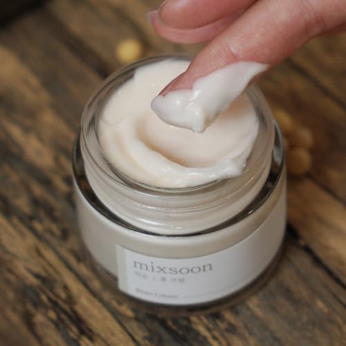 Mixsoon Bean Cream – 50ml Korean Moisturizer for Hydration, Pore Care & Glass Skin