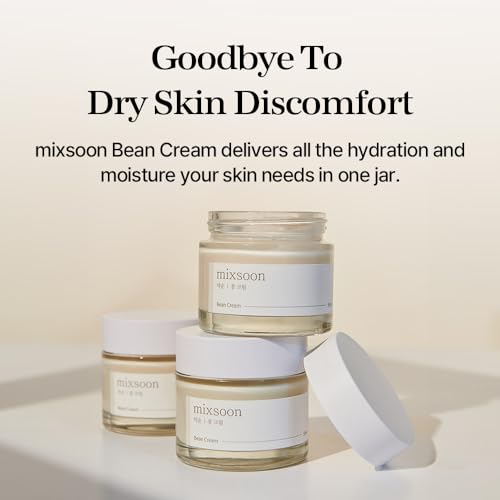 Mixsoon Bean Cream – 50ml Korean Moisturizer for Hydration, Pore Care & Glass Skin
