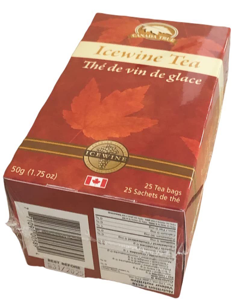 CANADA TRUE premium Ceylon Tea -25 Tea Bags 50g (ICEWINE TEA)