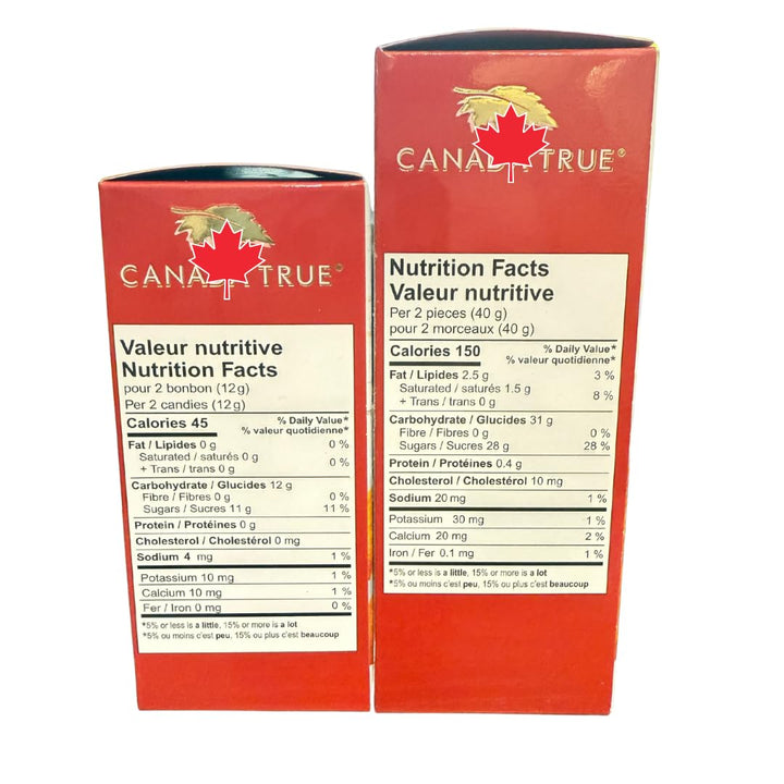Canada Maple Syrup Candy (140g) & Cream Fudge (200g) Bundle – Made with Pure Canadian Maple Syrup – Individually Wrapped Sweets – Value Bundle-Gift from Canada