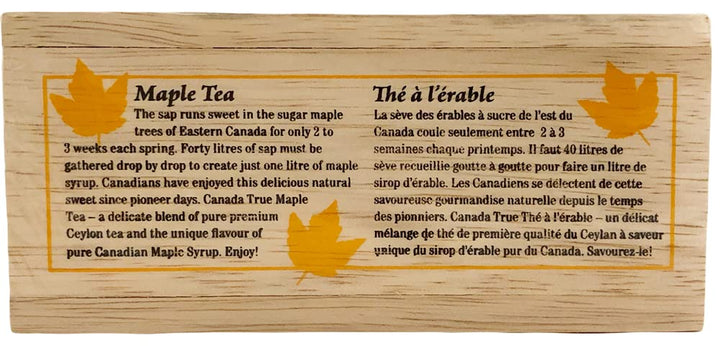 CANADA TRUE Maple Ceylon Tea (25 Tea Bags 50g)