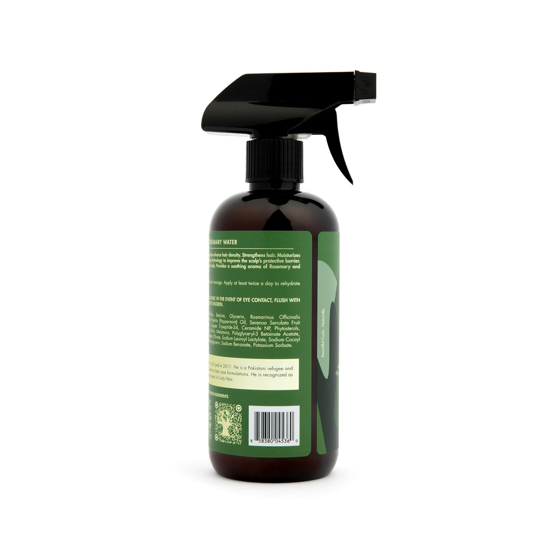 As I Am Rosemary Water for Hair Growth – 16 oz Scalp Treatment with Melatonin, Biotin & Ceramide