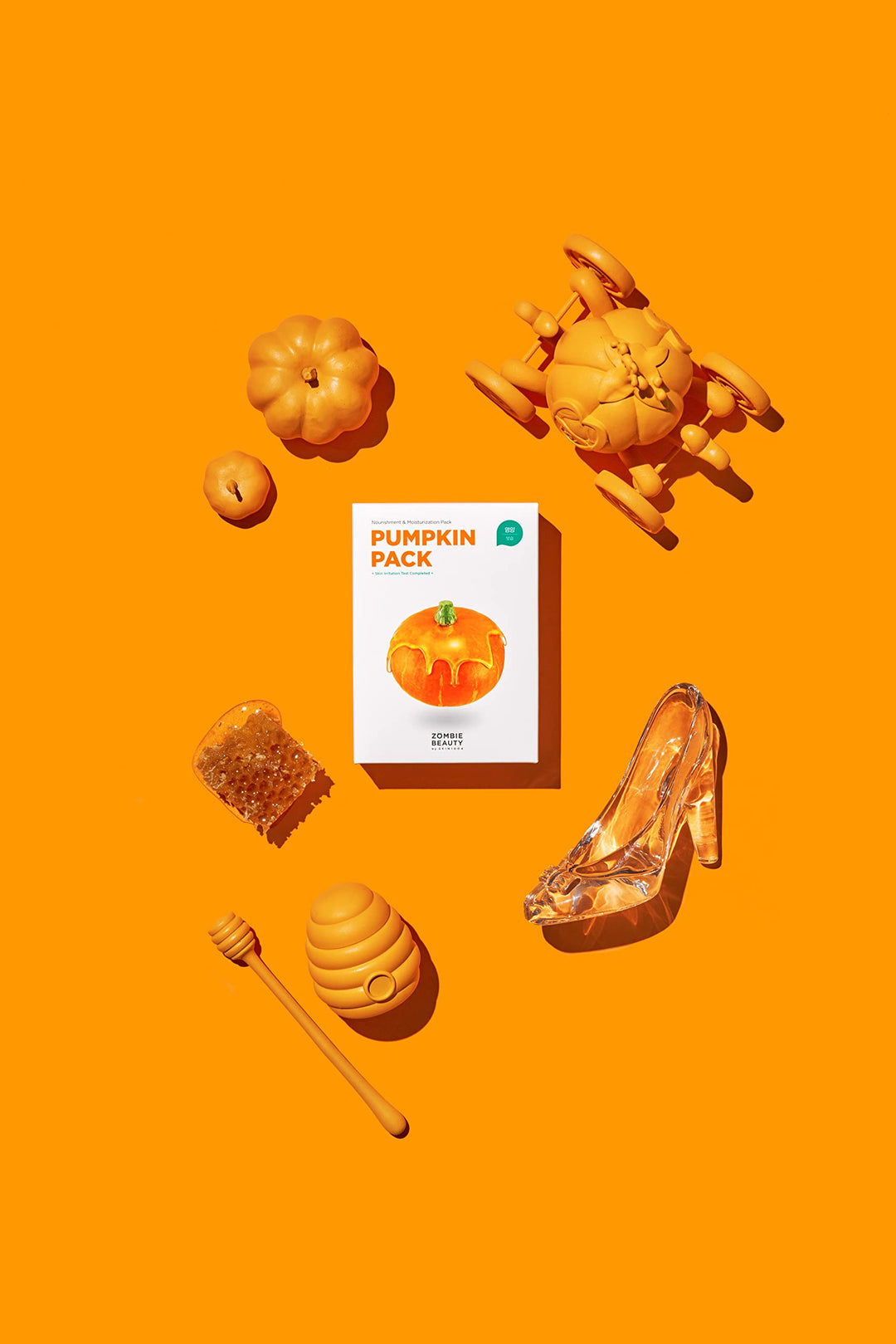 SKIN1004 Zombie Beauty Pumpkin Face Mask Pack – 16 Sheets