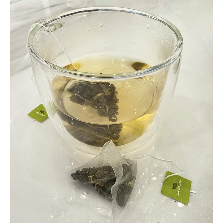 Canada True Premium Tea Gift Set – Maple & Icewine Flavored Whole Leaf Ceylon Tea – 3 Souvenir Canisters (3 × 20g, 30 Pyramid Bags Total) a-Naturally Flavored No Sugar And Calorie-Free