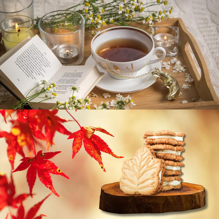 Canada True Maple Tea and Maple Cream Cookies Value Bundle In a Souvenir Tin 145g