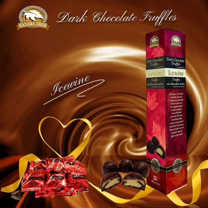 Canada True Icewine Dark Chocolate Truffles 180g