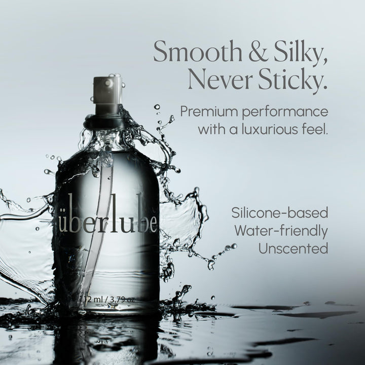 Überlube Luxury Silicone Lubricant – 112ml Unscented Personal Lube for Intimacy & Comfort