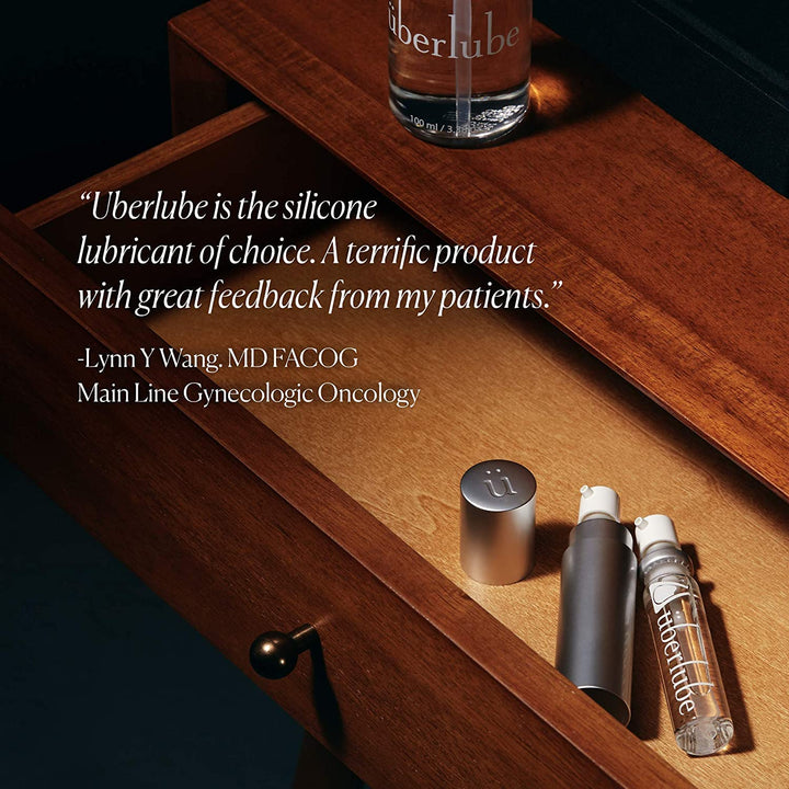 Uberlube Bronze Gold Or Red Travel & Refill Bundle 45ml Total