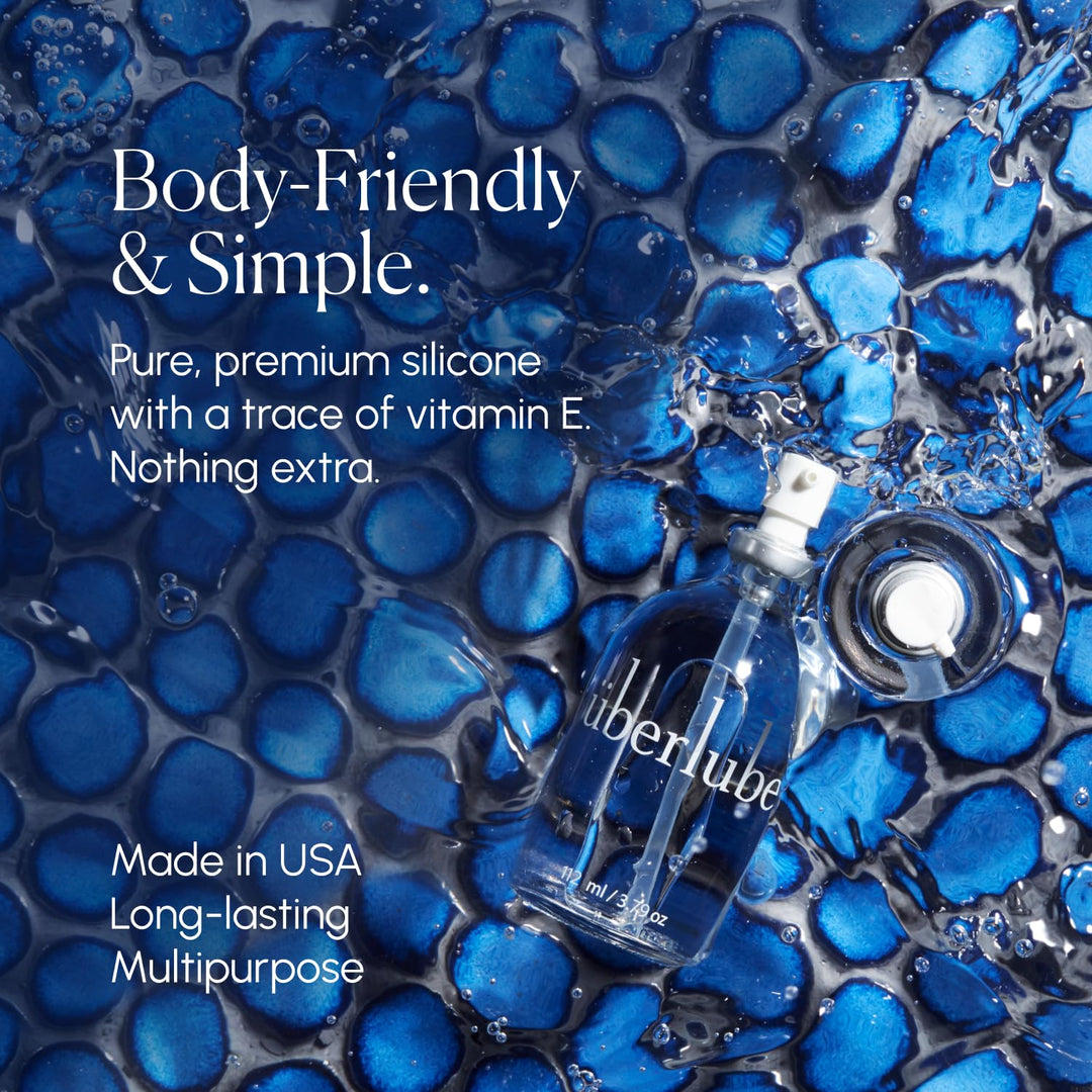Überlube Luxury Silicone Lubricant – 112ml Unscented Personal Lube for Intimacy & Comfort